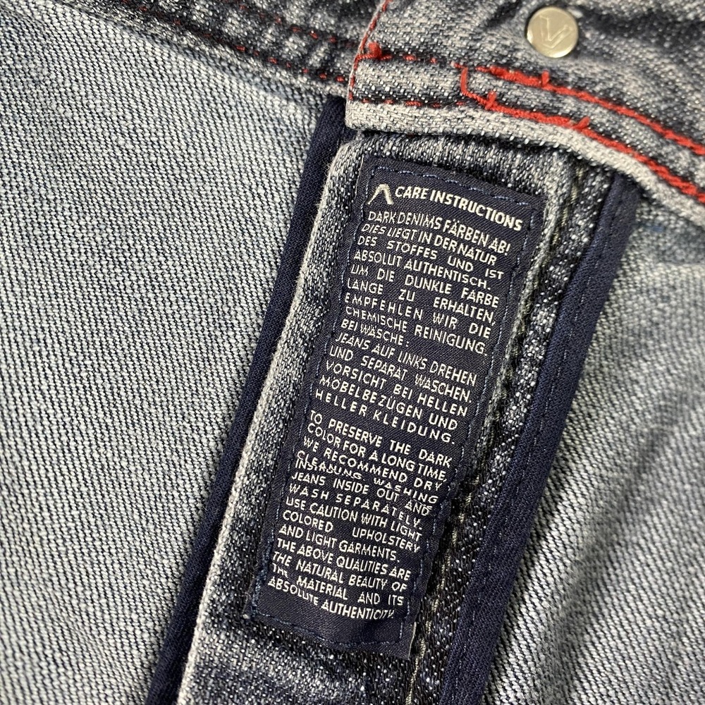 Alberto Stone T400 Modern Fit Jeans Mens 44x32 Blue Straight Leg Denim Pants - Picture 9 of 14